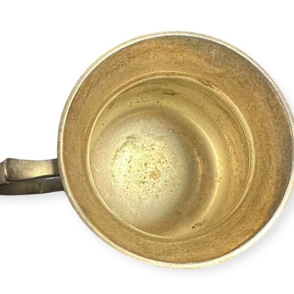 VINTAGE INTERNATIONAL SILVER CO. Silver-Plated Tankard Mug – Made in India - Picture 3 of 5